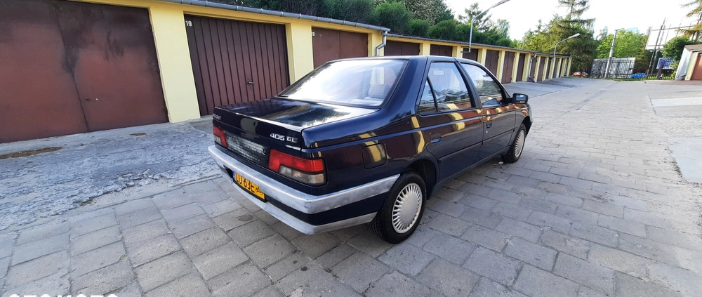 Peugeot 405 cena 6999 przebieg: 60000, rok produkcji 1991 z Lublin małe 277